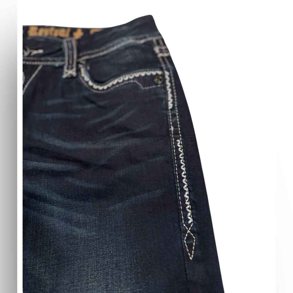 Rock Revival Women's Jacklyn Jeans Dark Blue Denim Size 30